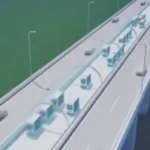 Imagen de lla cinta transportadora de mercancias que planifica construir Japón.